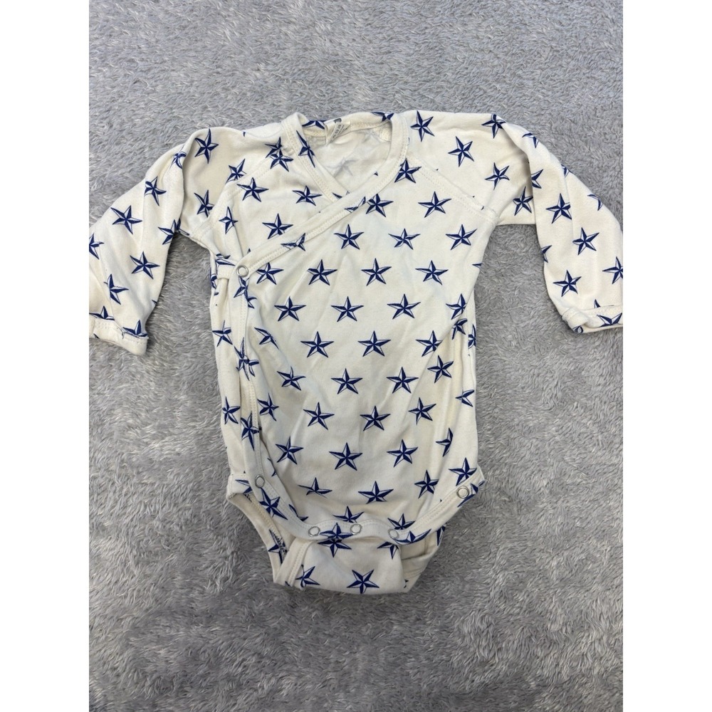Kate Quinn Blue Star Baby Outfit With Matching Bonnet 6-12 Months 0769-70